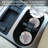 Stone Agate Ceramic Jute Leather Crystal Irregular Round 1 Piece Car Coaster Set