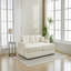 Canapé modulaire moderne, housses de coussin en velours côtelé 2 pièces, housses de canapé extensibles avec 2 coussins-226411254