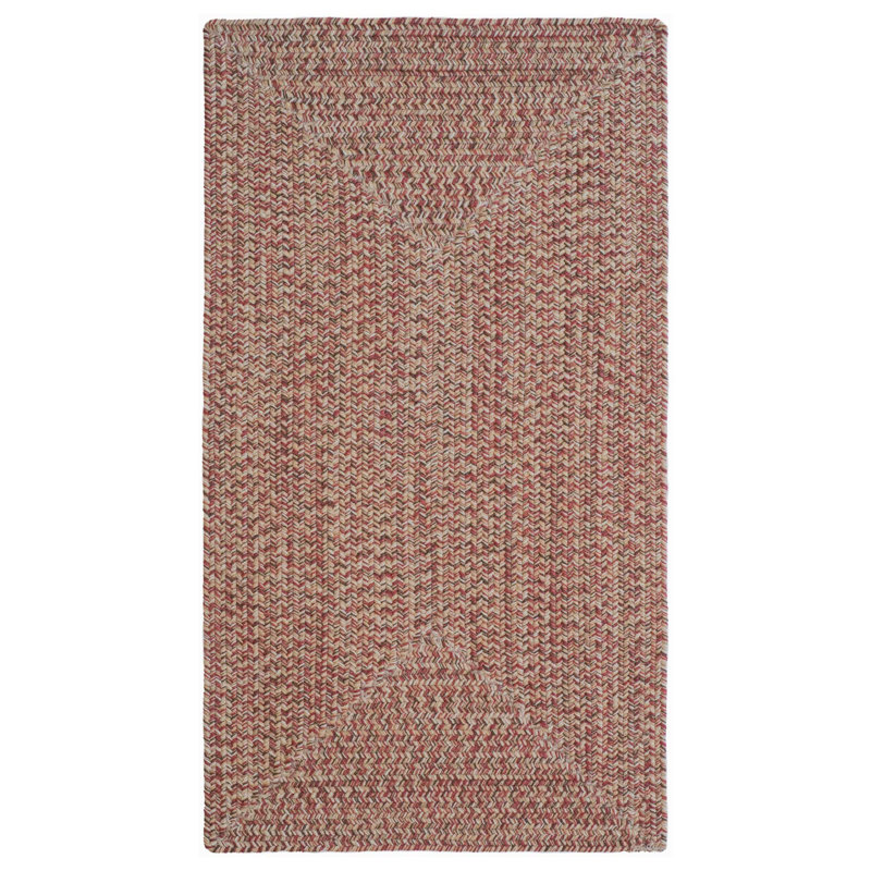 Windall Indoor / Outdoor Rug, Concentric Rectangle 9' 2" x 13' 2"