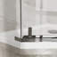 Space-saving Neo-angle Design Tempered Glass Chrome Finish Modern Shower Door For Compact Bathrooms