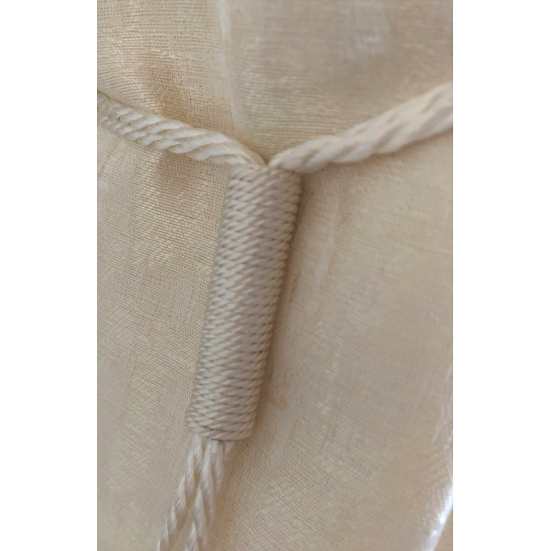Laszlo 2cm Curtain Holdback/Tieback, White