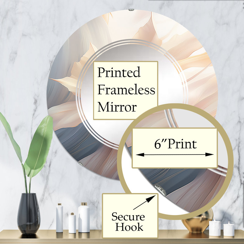 Miroir mural Chalfonte, 32 po x 32 po