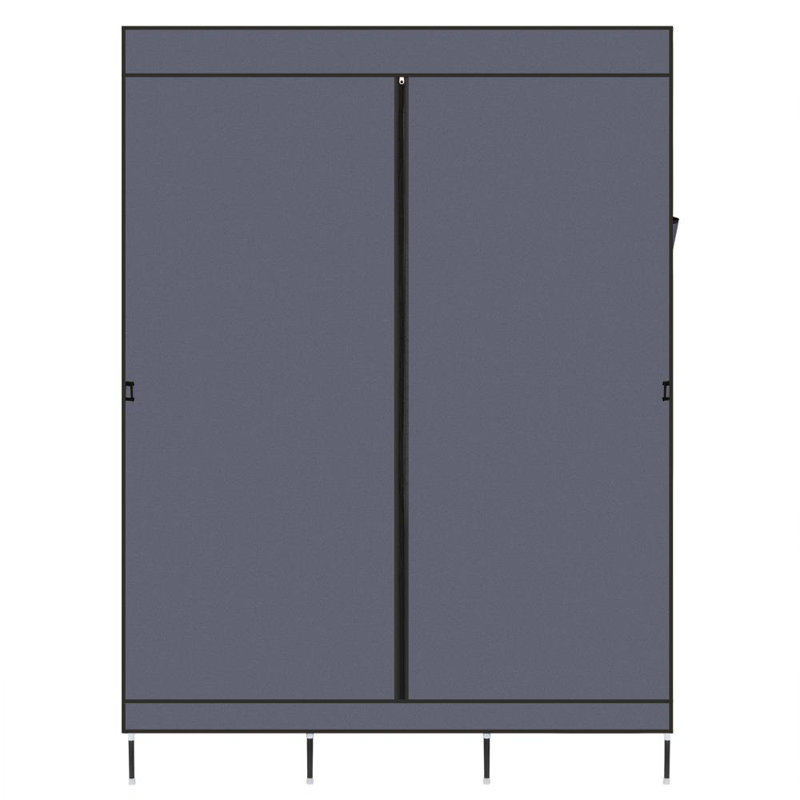 125cm Portable Wardrobe, Grey