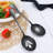 8-Piece Stainless Steel Serving Utensil Set, Dishwasher Safe Tableware For Travel & Hosting-478260936