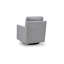 Fauteuil d'appoint pivotant Frey, accoudoirs droits, gris, étain, nouvelle génération Nuvella-121545345
