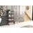5 Tier Modern Bookshelf Organizer White, Metal Frame Solid Wood Bookcase For Constrained Living Room & Office Space In-123282138