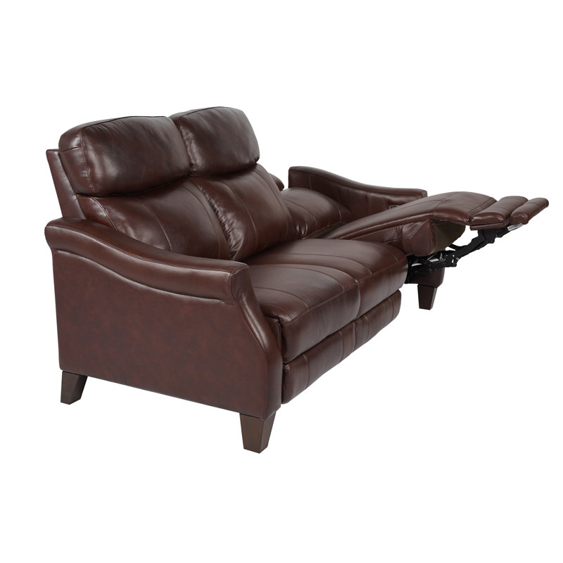 Fauteuil inclinable standard berçant de 83,5 po de largeur Hongyi, Cuir brun