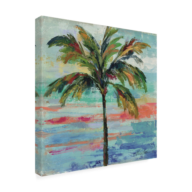 Bex All-Weather Canvas Plants & Flowers Wall Decor, 35" W x 35" H