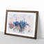 View Of Shanghai In China Watercolour - Framed Print-56882388-56882389