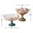  Painted Glass Compotes, Decorative Multi-Design Serving Set of 2