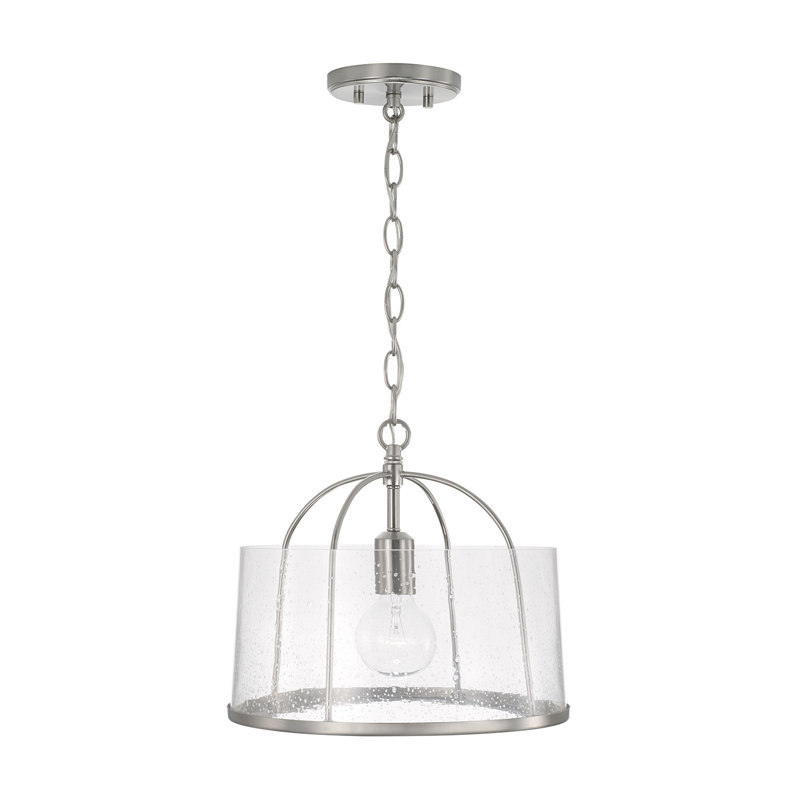 Lenhart 1 - Light Simple Pendant, Brushed Nickel