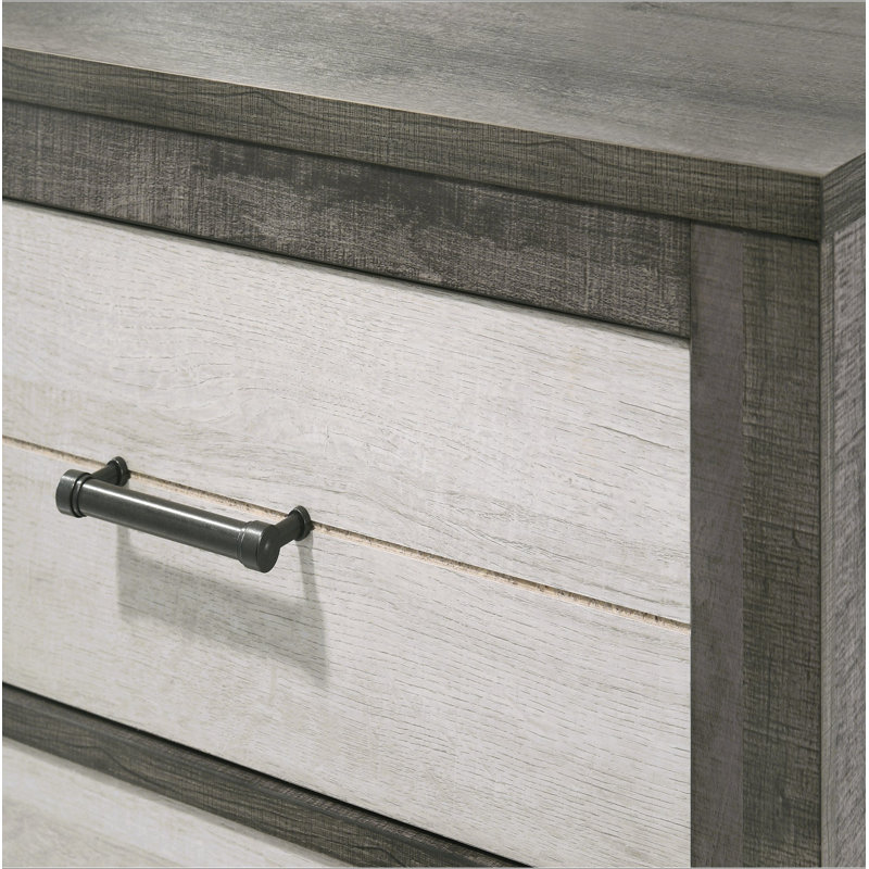 Commode 1 pièce commode à deux tons avec tiroirs de rangement pratiques