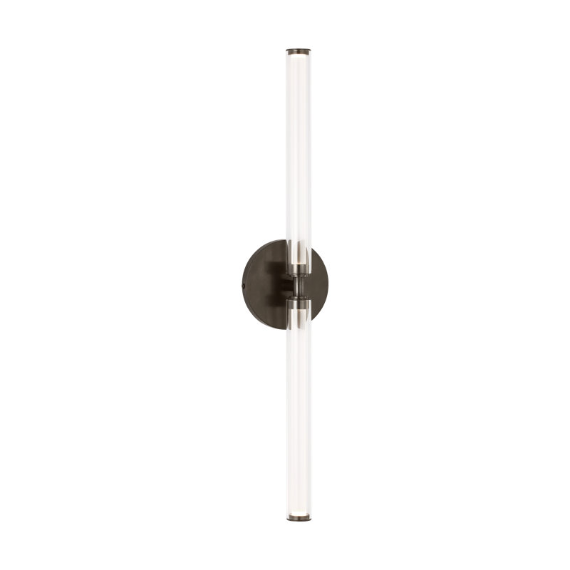 Poza 2 - Light LED Bath Sconce,  Bronze, 5" H x 25.6" W x 2.8" D