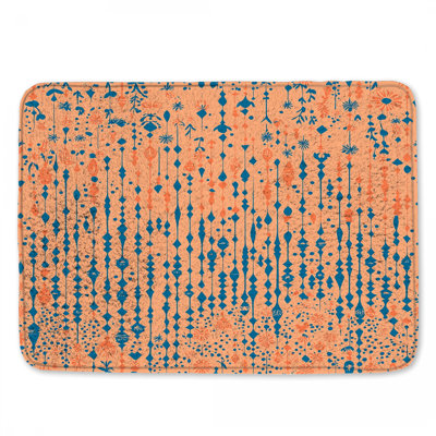 Tapis de bain abstrait