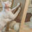 Fairela - Multi-Function Cat Scratching Post with Platform and Ramp