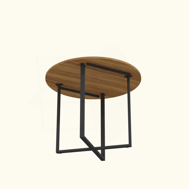 Ensemble de table de salle à manger rustique et 4 chaises en cuir PU - Ensemble de table de cuisine 5 pièces pour petits espaces, appartement, coin-repas