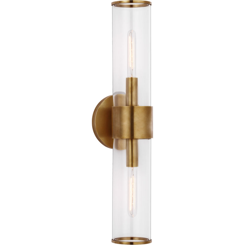 Kelly Wearstler Liaison Medium Sconce, Antique-Burnished Brass