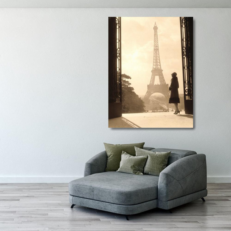 Eiffel Tower, 37" H x 28" W