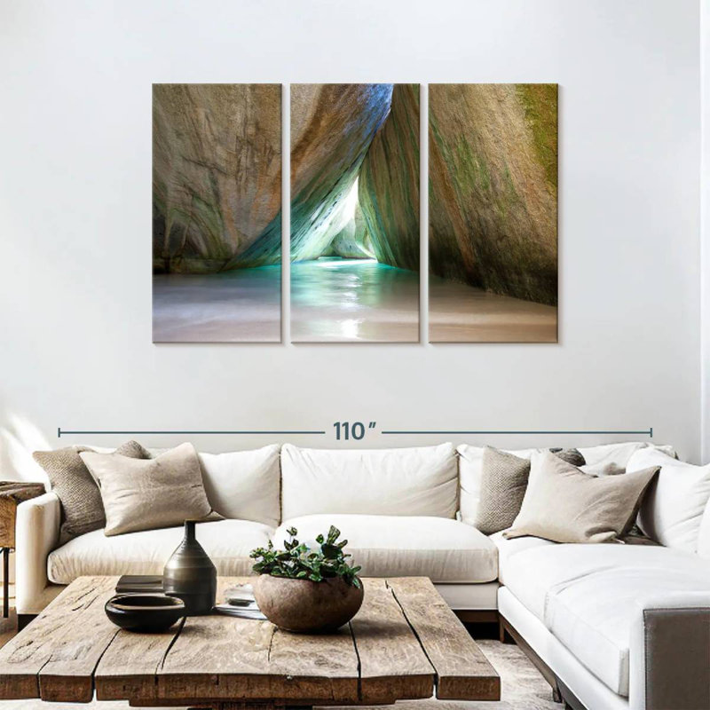 Gillard Baths Boulder Passage, 36" H x 57" W