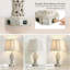 Lampe de table en résine Wellersburg USB