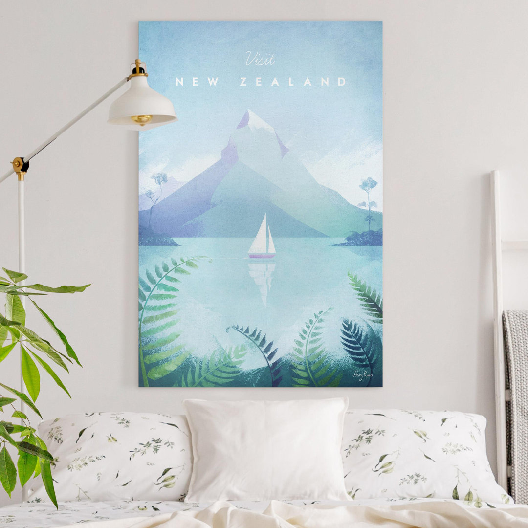 Leinwandbild Reiseposter - Neuseeland