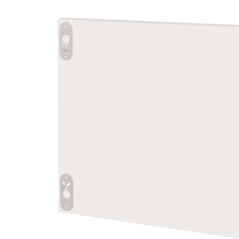 Lajasmine 4 -Piece Floating Shelf, 18 cm H x 80 cm W x 11.5 cm D, Bright White