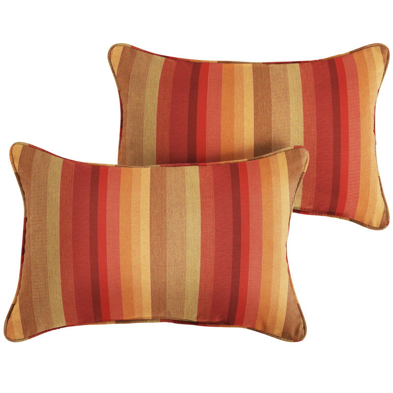 Boynton Rectangular Pillow Cover & Insert, 13" H x 20" W, Astoria Sunset Sunbrella®