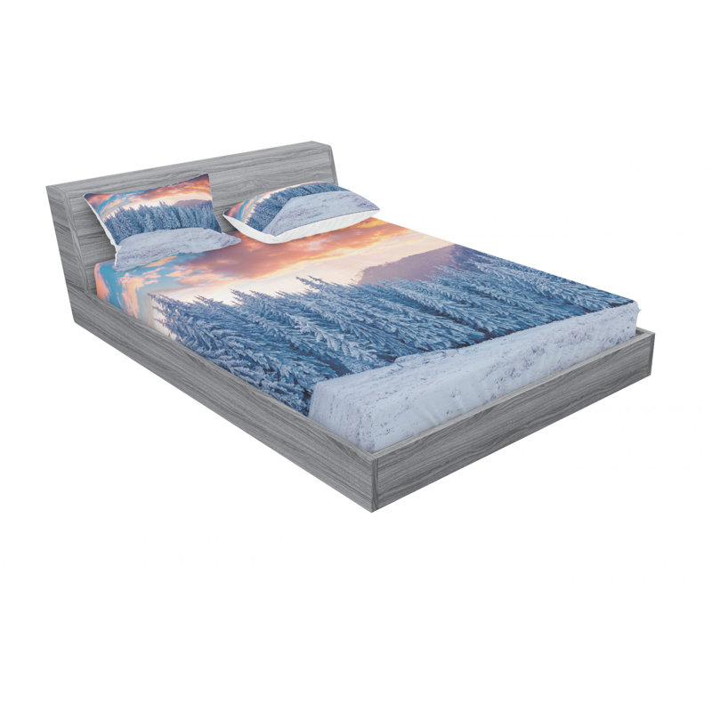 Microfiber Sheet Set, Full/Double Sheet Set with Fitted Sheet