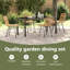 5 Piece Garden Dining Set Poly Rattan-1952444370-1963312024