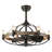 Arezo 27.17" Classic Black Caged Farmhouse Ceiling Fan With Light Kit And Remote Control-1183568827