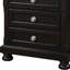 2 tiroirs Jasper espresso chaud avec prise USB 29 po W Table de chevet