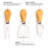 BergHoff 4pc Paddle Cheese Board Set with 3pc Cheese Knife Set, 22 x 7.9 x 1"