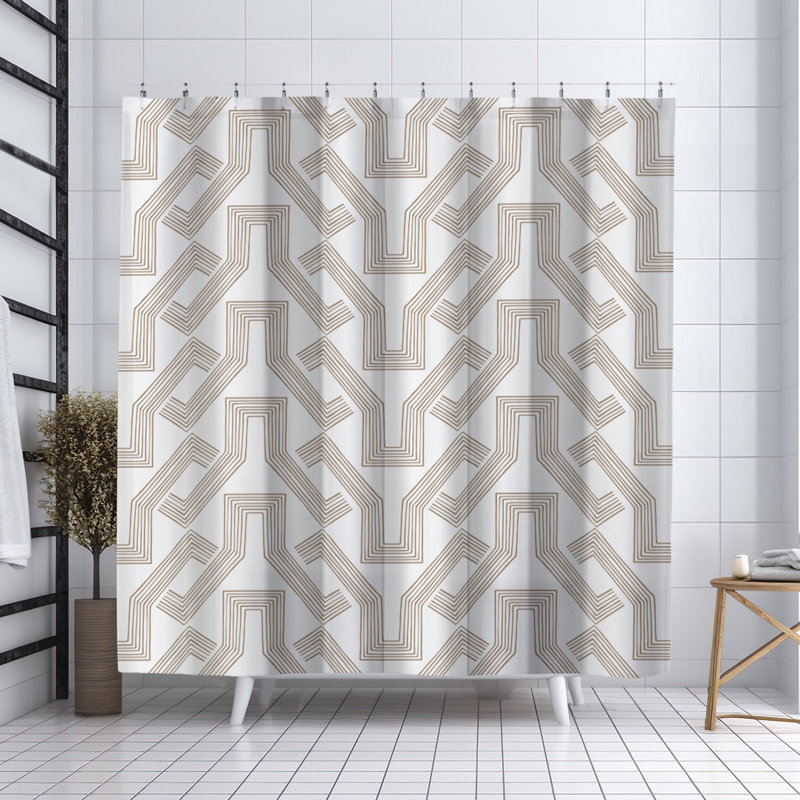 Rideau de douche Coco, Beige