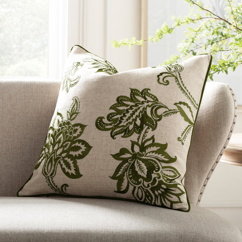 Housse de coussin Audrienna Lane, Mousse, H 20 po x l 20 po