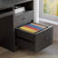 Bureau d'ordinateur 59 pouces symétrique avec plateau à clavier coulissant et prise de courant intégrée, poste de travail spacieux pour bureau à domicile avec beaucoup de rangement, table de jeu et d'étude-1989750076