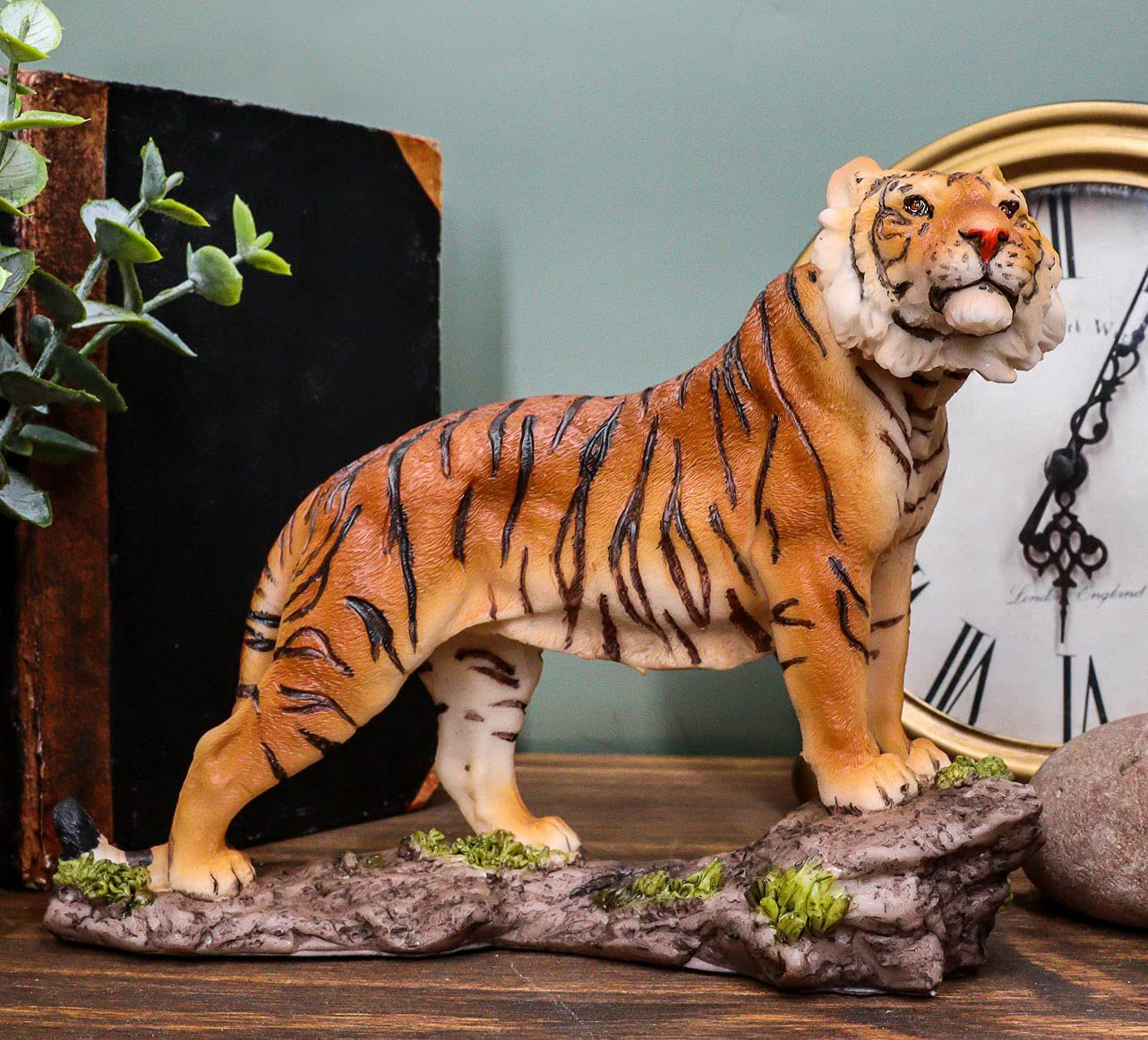 SN Handicrafts Handmade Tiger Statue with Family Animal Figurines