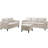  Balus 78"W 2PCS Linen Living Room Sofa Set, 3-Seat Couch＋Loveseat,Convertible Couch with Storage Ottoman,for Apartment,Office and Small Spaces-Beige-115116518