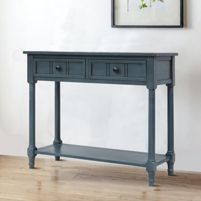 Ayumi 35.43" Wide 2 Drawer Pine Wood Buffet Table by Charlton Home