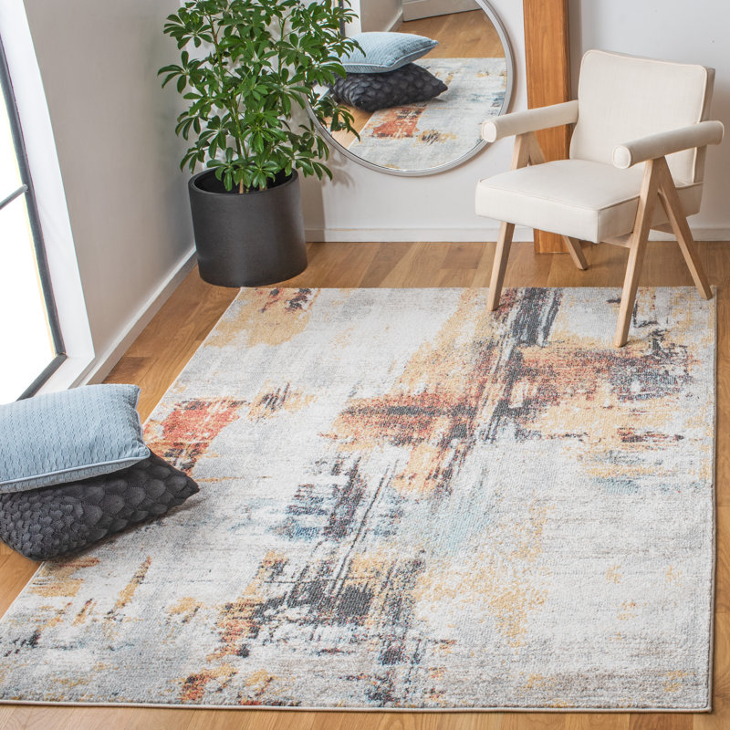Phoenix Performance Abstract Rug, Rectangle 9' x 12'