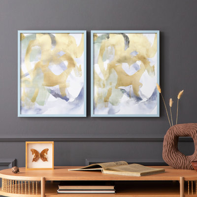 ABSTRACT Series DCCL XXXVII - Reproduction encadrée de qualité supérieure - prête à être accrochée - aucun clou requis - aucun clou requis