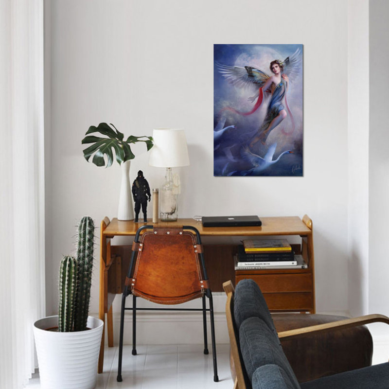 « ode », impression sur toile, H 60 po x l 40po x P 1,5 po, Toile tendue