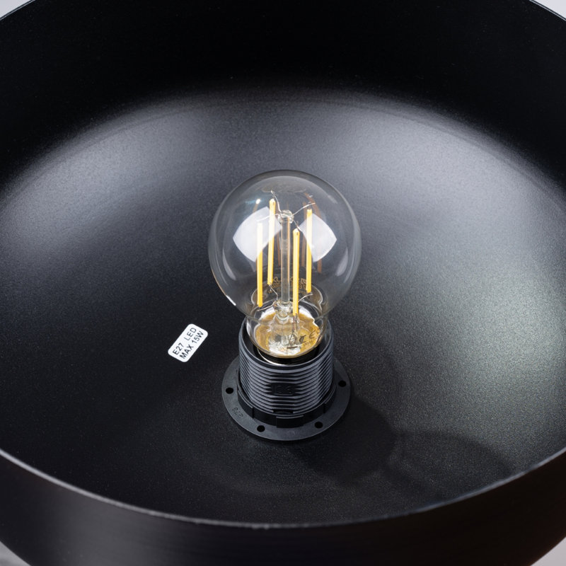 1 - Light Natural Pendant, Black