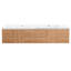Meuble-lavabo double 84 po avec comptoir double blanc