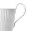 White Fluted Mug