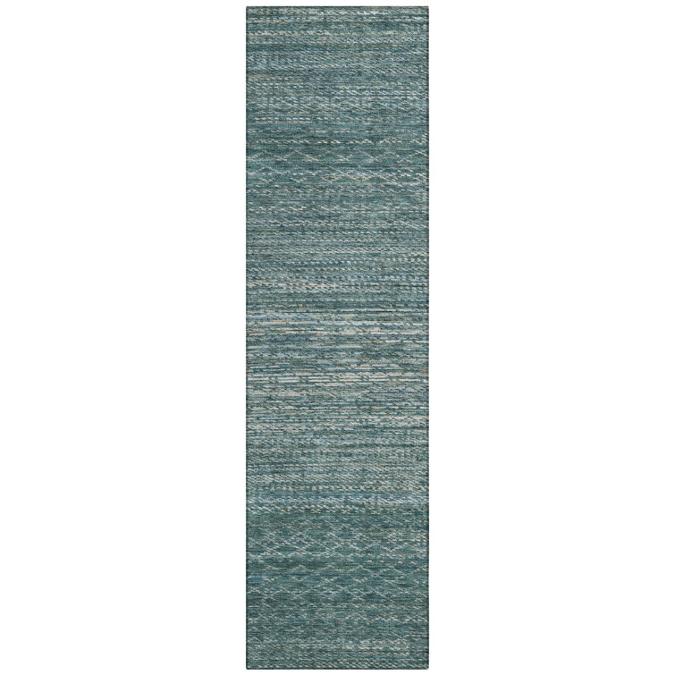 Machine Washable Indoor/Outdoor Amanda ACN2150 Striped Rug