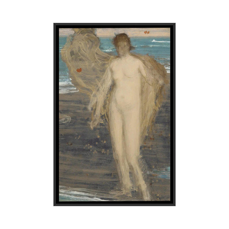 Print, 66.04 cm H x 45.72 cm W x 4.445 cm D, Black