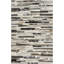 Trail Geometric Area Rug in Brown/Silver/Ivory-830819243
