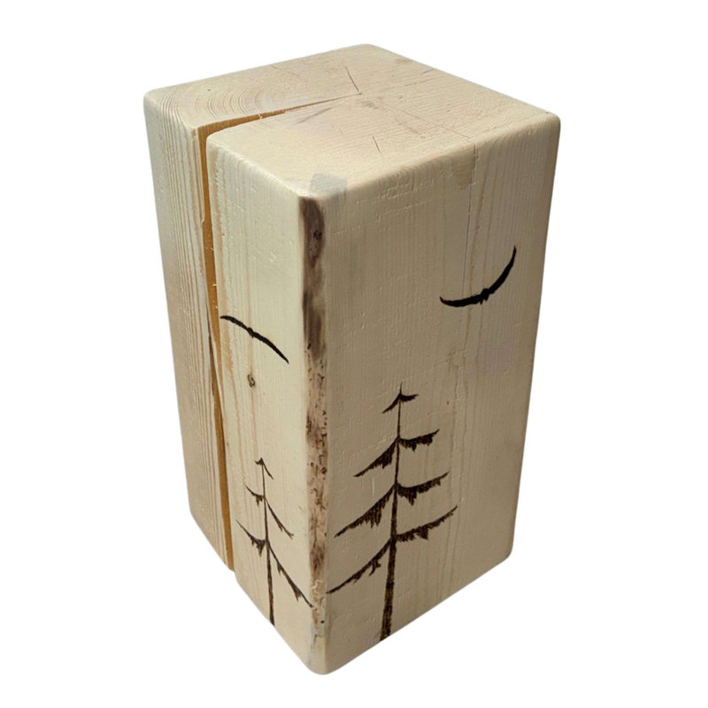 Souche carrée épinette Woodland, H 18 po x l 10 po x P 10 po