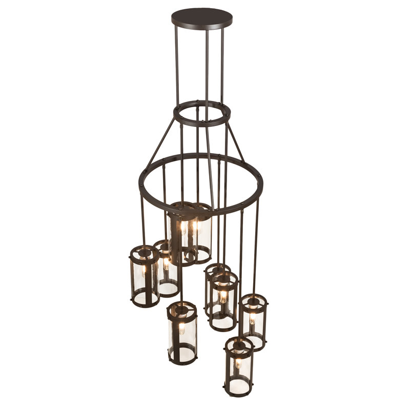 Venturi 9 - Light Dimmable Tiered Chandelier