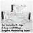 OXO Grips 3-Pieces Plastic Measuring Cup Set